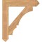 Ekena Millwork Balboa Arts & Crafts Smooth Bracket, Western Red Cedar, 5 1/2"W x 34"D x 38"H BKT06X34X38BOA03SWR - alternate 2
